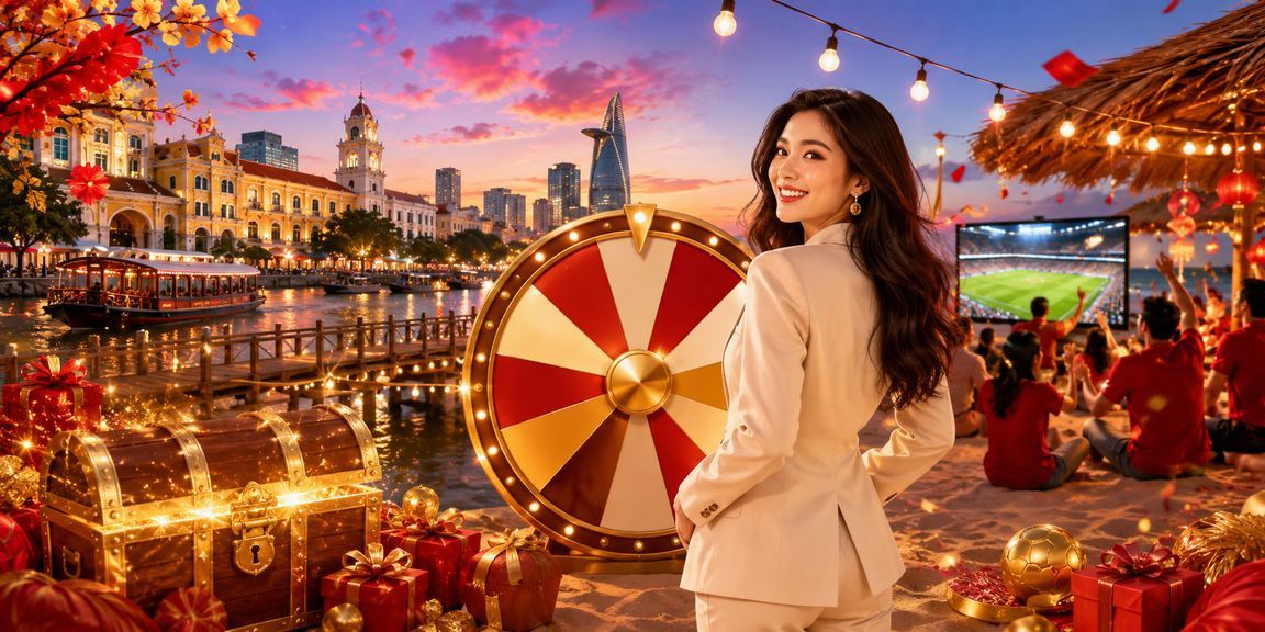 Người chơi tại TP Hồ Chí Minh thưởng thức trò chơi Roulette trong không khí lễ Tết sôi động