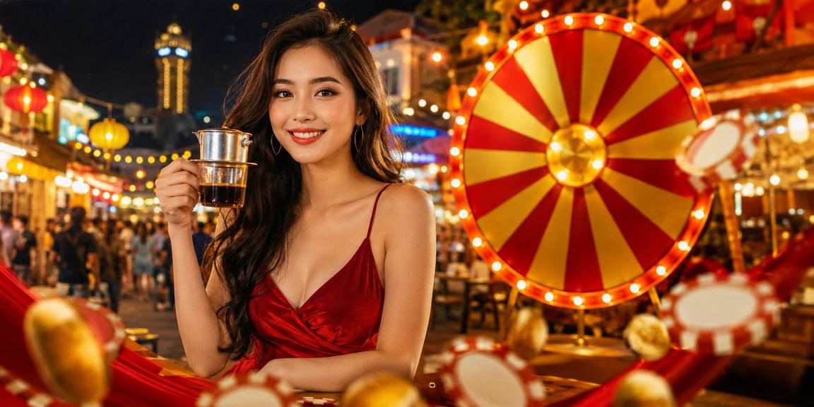 Màn hình jackpot và lucky draw tại Phú Quốc – giao diện v1000 trên di động